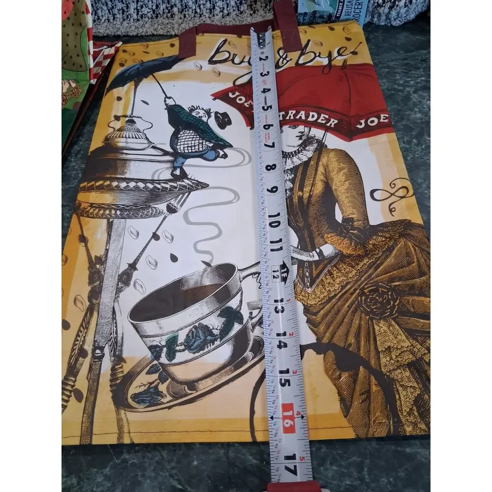 Trader Joe's WASHINGTON STATE & Idaho Regional Reusable Grocery Tote Set 2 Bags